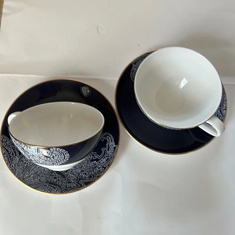 NWOT- LAUREN Ralph Lauren 4pc Round Hill Collection Bundle 2 Cups With S…